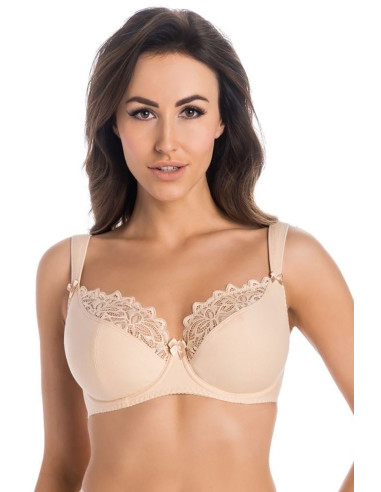 Soutien-Gorge Semi-Souple Délicat en Dentelle