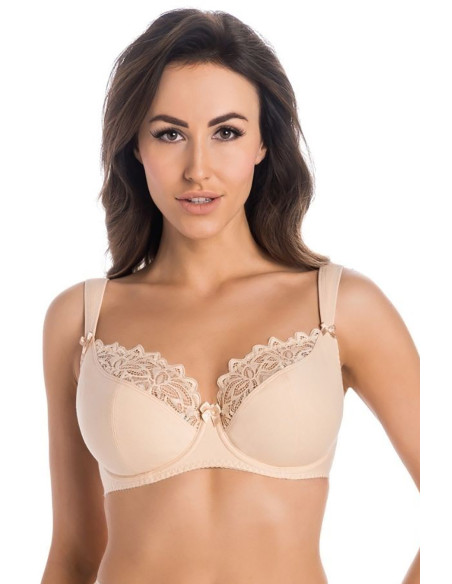 Soutien-Gorge Semi-Souple Délicat en Dentelle