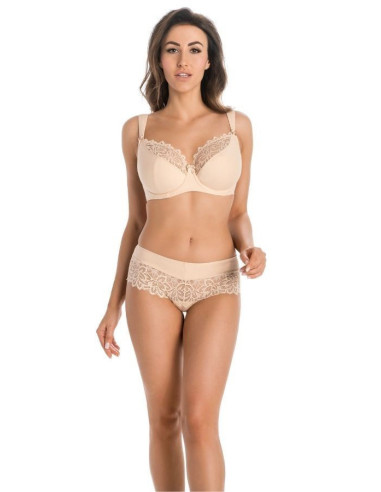 Soutien-Gorge Semi-Souple Délicat en Dentelle