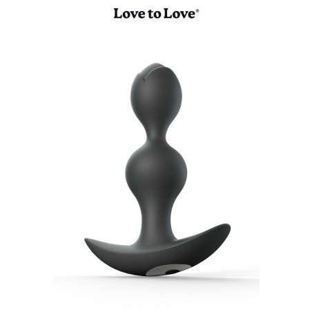 Plug anal vibrant Twinny Bud noir