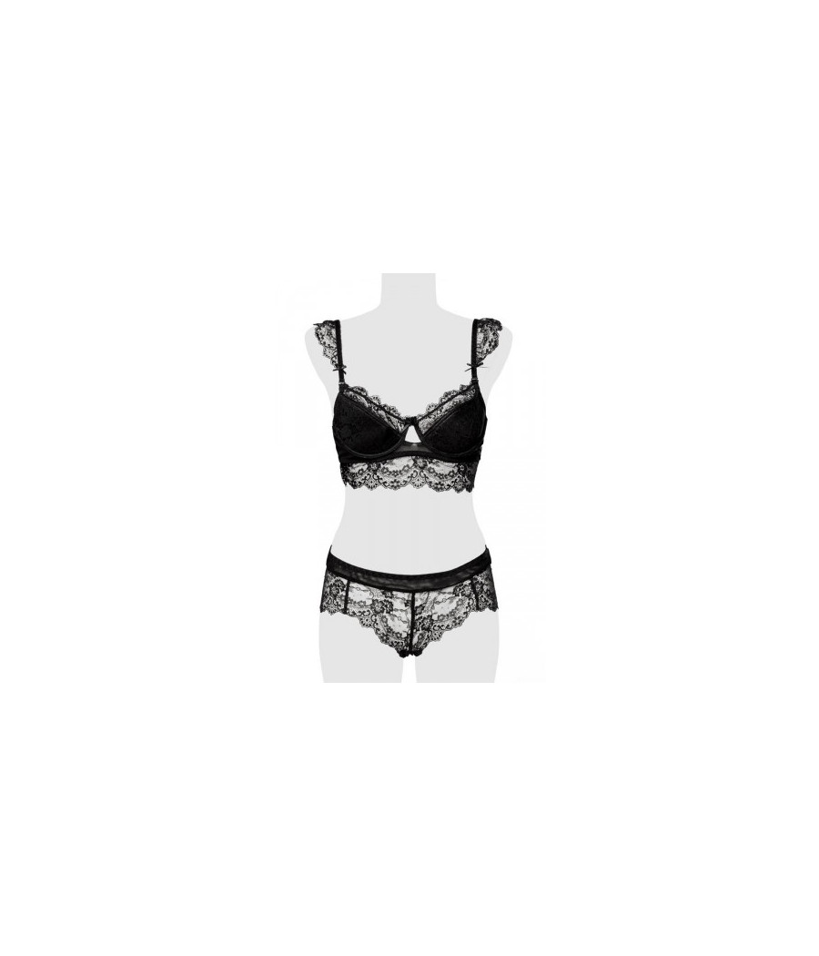 Ensemble culotte et balconnet dentelle - Grey Velvet