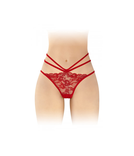 Culotte ouverte  Nadia - rouge