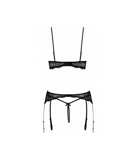 Ensemble lingerie ouverte noir - Cotelli Lingerie