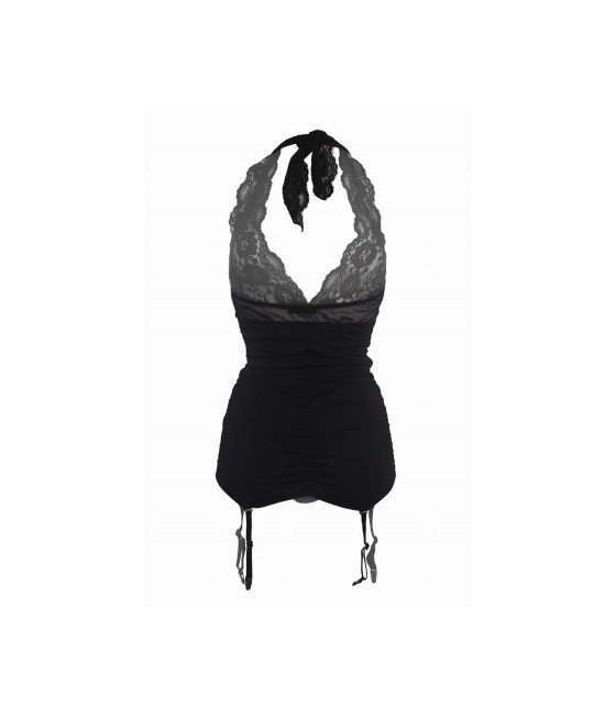 Ensemble guépière et string Catchy Cabaret - Christine