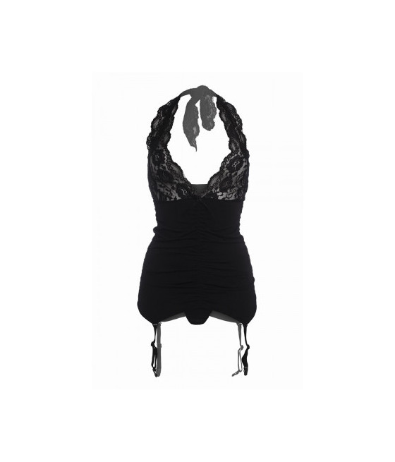 Ensemble guépière et string Catchy Cabaret - Christine