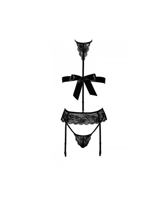 Ensemble Bondage Black Set 4 pièces Kiss 244 - Kissable