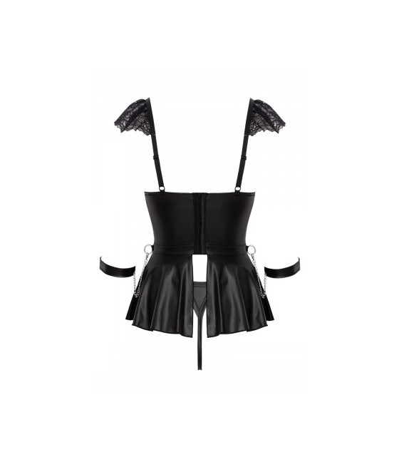 Ensemble 3 pièces lingerie Fetish - Cotelli Bondage