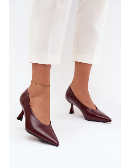 Escarpins à talons Élégantes en Simili Cuir