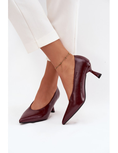 Escarpins à talons Élégantes en Simili Cuir