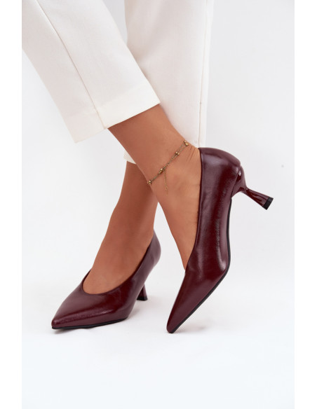 Escarpins à talons Élégantes en Simili Cuir