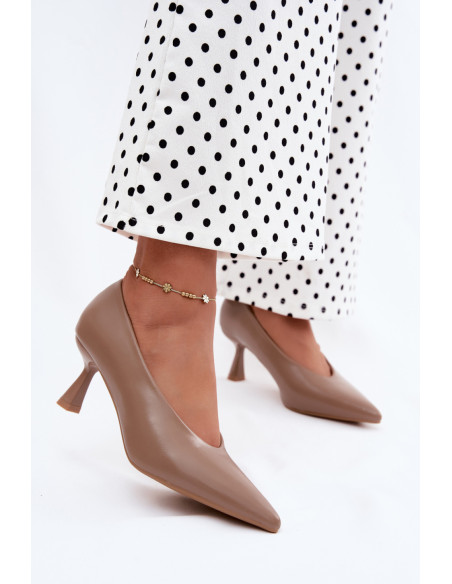 Escarpins à talons Élégantes en Simili Cuir