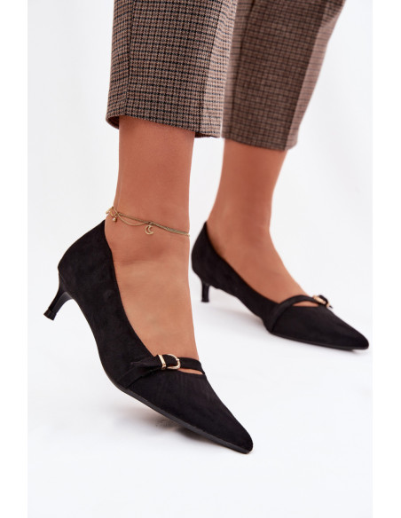 Escarpins à talons Élégantes Noires