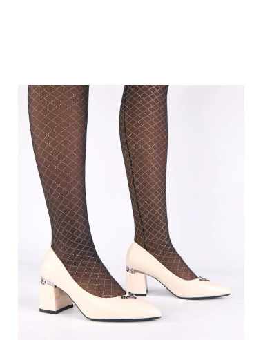 Escarpins talon large Élégantes en Cuir Écologique