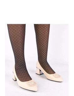 Escarpins talon large Élégantes en Cuir Écologique