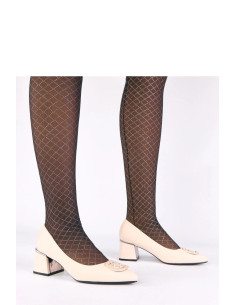 Escarpins talon large Élégantes en Cuir Écologique 2