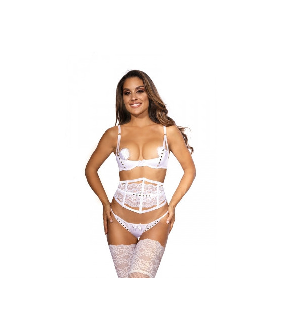 Soutien-gorge seins nus blanc V-9791 - Axami