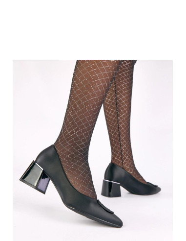 Escarpins talon large Élégantes en Cuir Écologique