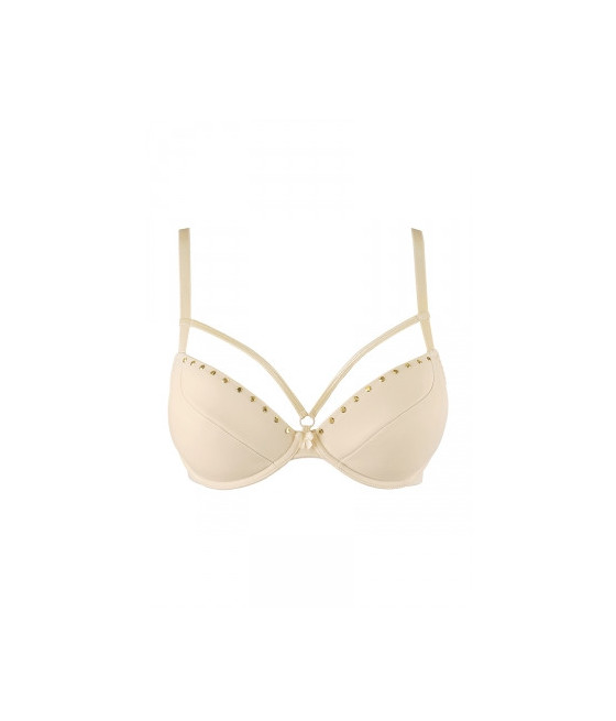 Soutien-gorge push-up beige V-10341 - Axami