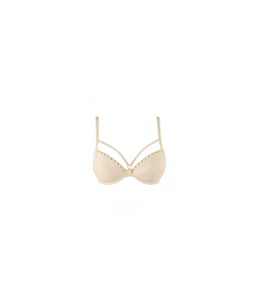 Soutien-gorge push-up beige V-10341 - Axami