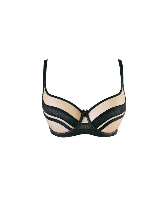 Soutien-gorge tulle noir V-10491 - Axami