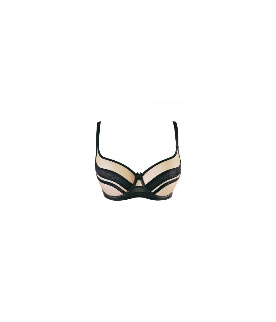 Soutien-gorge tulle noir V-10491 - Axami