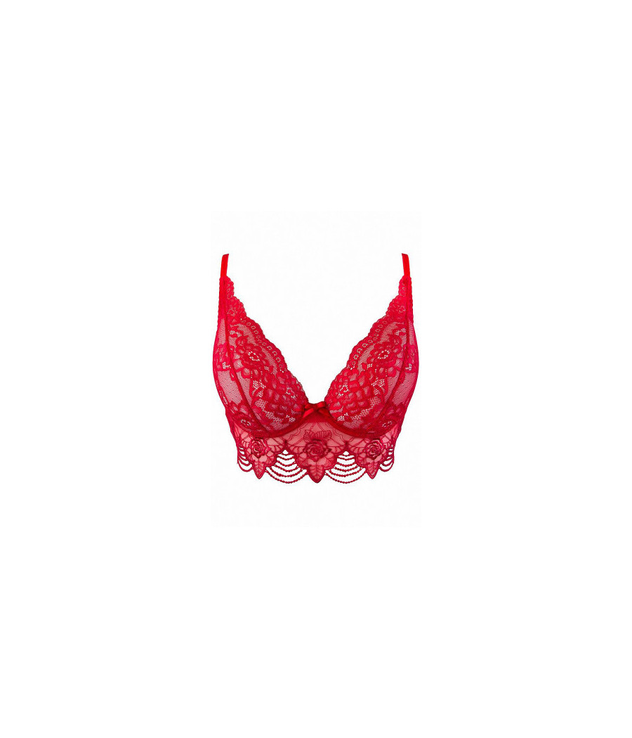 Soutien-gorge dentelle rouge V-9691 - Axami