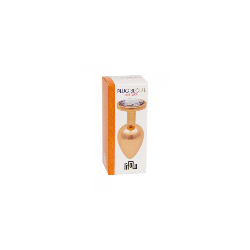 Plug bijou rose gold L - Litolu