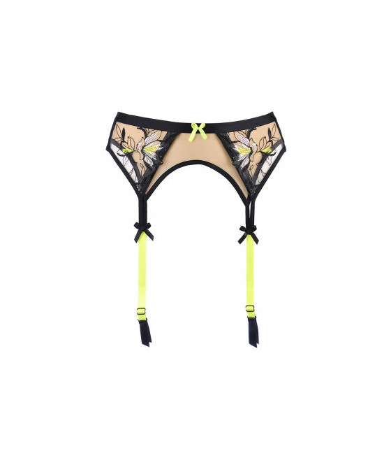 Porte-jarretelles chair et fluo V-10142 - Axami