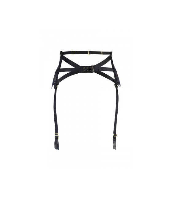 Porte-jarretelles dentelle Noir V-10362 - Axami