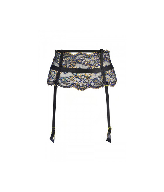 Porte-jarretelles dentelle Noir V-10362 - Axami