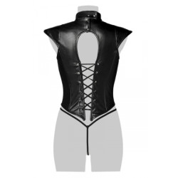 Corsage lacé sexy fetish - Grey Velvet