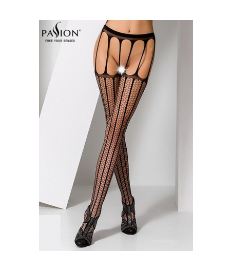 Collants ouverts S004 - Noir