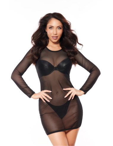 Robe Élégante en Tulle Noire