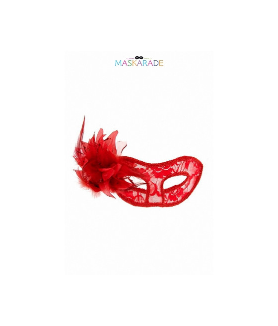 Loup semi-rigide La Traviata - rouge