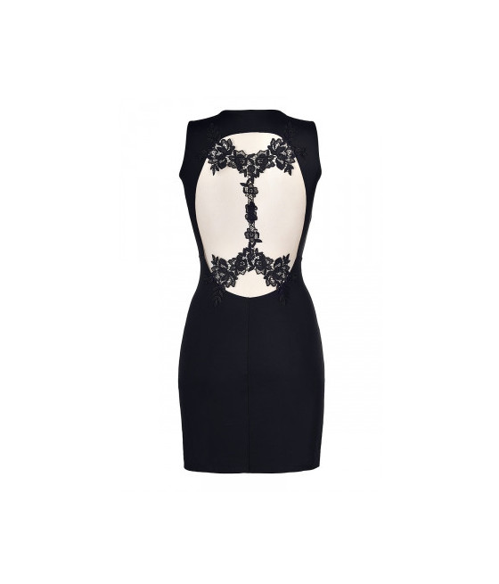 Robe noire V-9209 - Axami