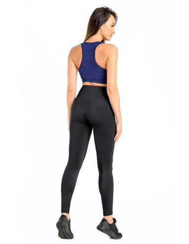Leggings longues Délicates en Lycra Noires