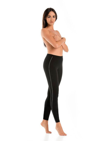 Leggings longues en Coton Noires
