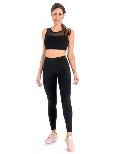Leggings longues en Coton Noires