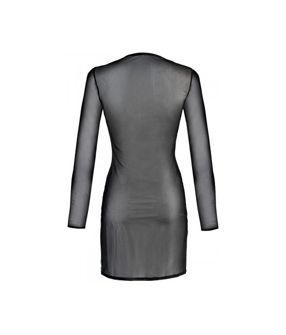 Robe tulle noir V-10639 - Axami