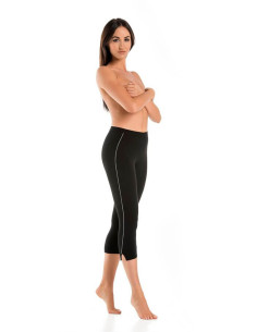Legging court en Coton Noir