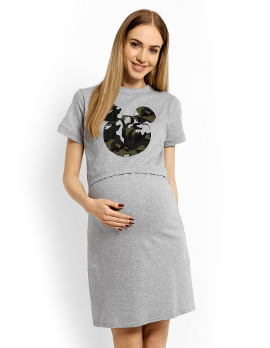Chemise de nuit de grossesse en Coton