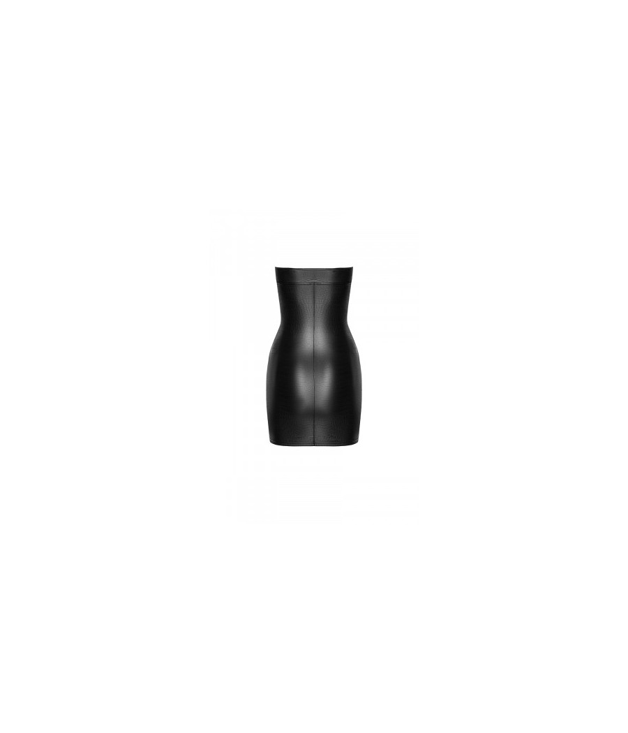 Mini robe bustier Wild F317 wetlook effet croco