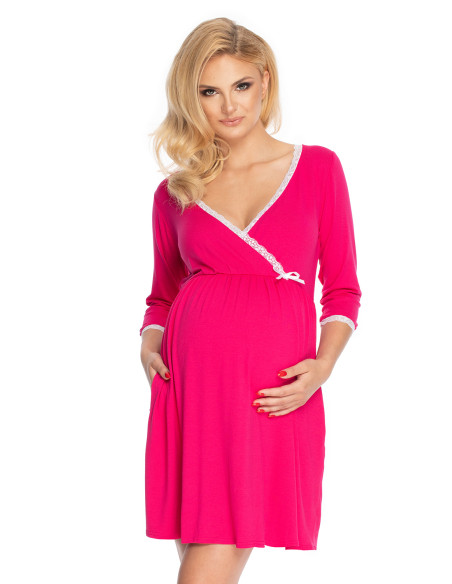 Chemise de nuit de grossesse en Guipure