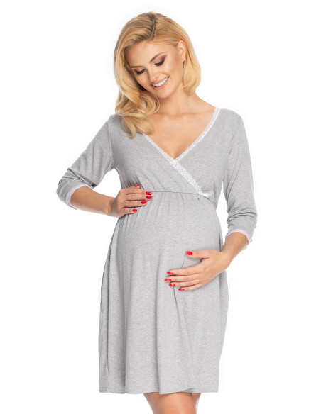 Chemise de nuit de grossesse en Guipure