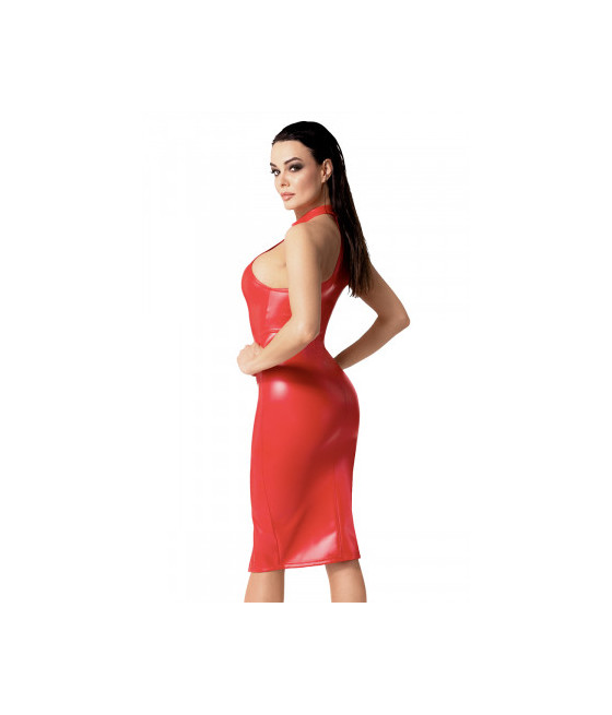 Robe mi-longue Orgia F354 wetlook Robe mi-longue Orgia F354 wetlook