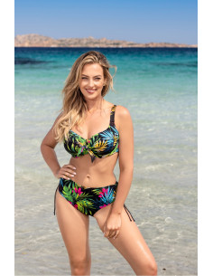 Maillot de bain deux pièces Élégant Noir