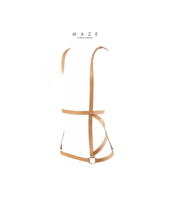 Robe harnais marron - Maze