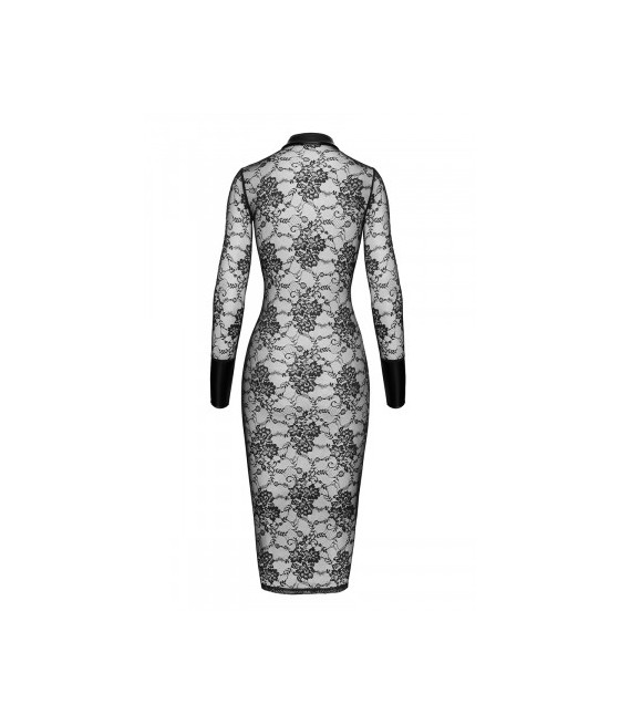 Robe fourreau Noirelle F376 - Noir Handmade