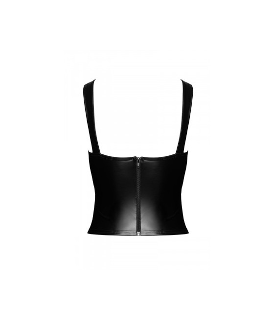 Top style corset Vixen F365 - Noir Handmade