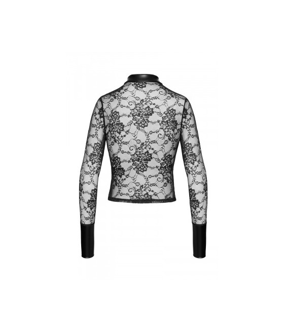 Chemise dentelle Noirelle F377 - Noir Handmade